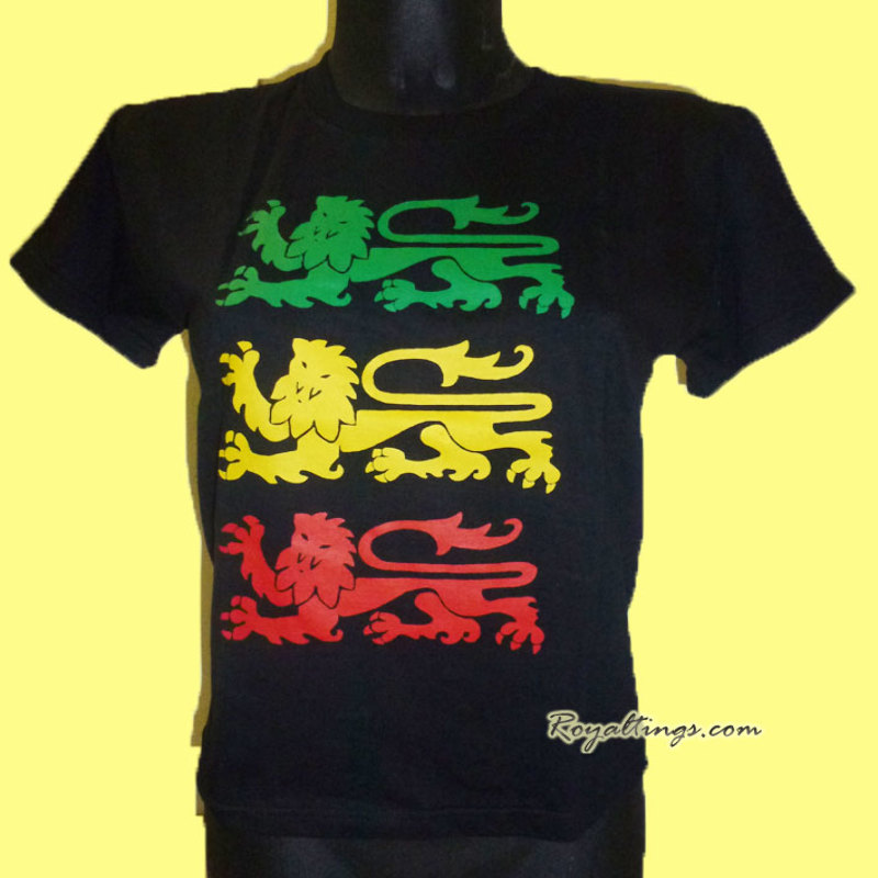 Tee Shirt Rasta 3 Lions