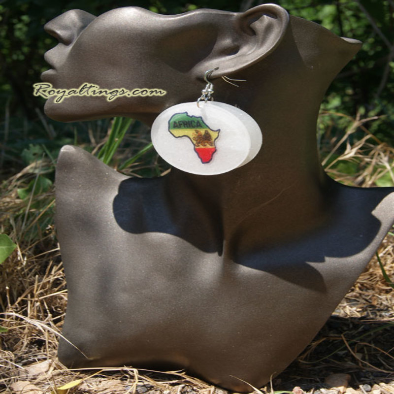 Boucles d'Oreilles Africa Lion