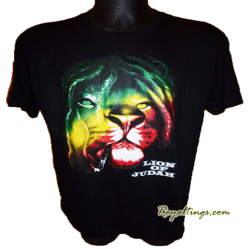 Tee shirt Rasta Lion smoke