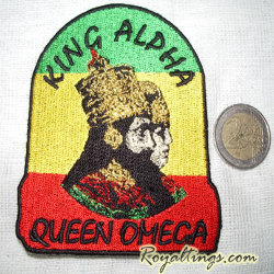 Patch rasta Alpha Omega