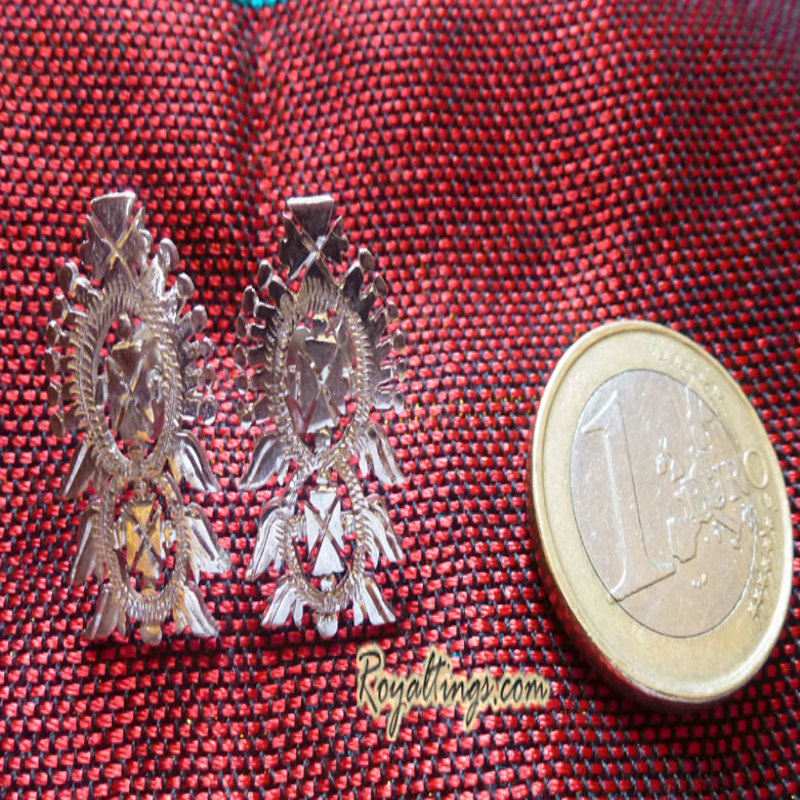 Boucles d'oreilles Ethiopienne en argent