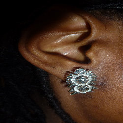 Boucles d'oreilles Ethiopienne en argent