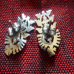 Boucles d'oreilles Ethiopienne en argent