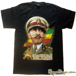Tee shirt Haile Selassie I Lion