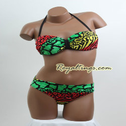 Maillot de Bain Rasta + Pareo 5