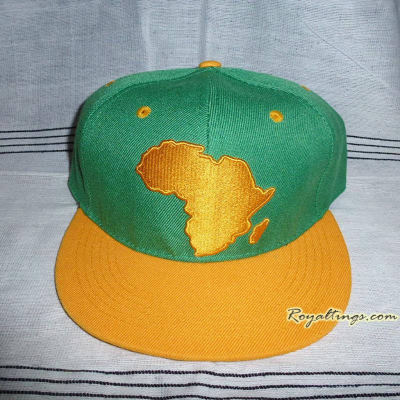 Lot de 6 Casquettes Africa Map