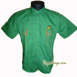 Chemisette rasta Lion of Judah rouge, noir, beige, vert