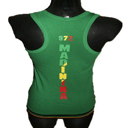 Debardeur Madinina 972 noir ou vert