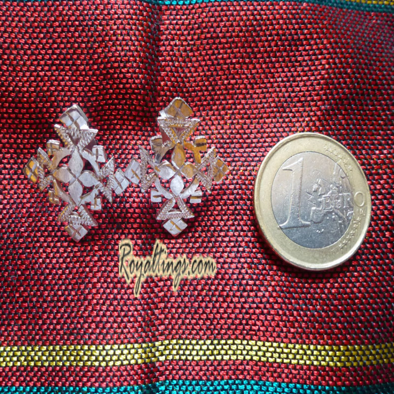 Boucles d'oreilles Ethiopienne en argent 3