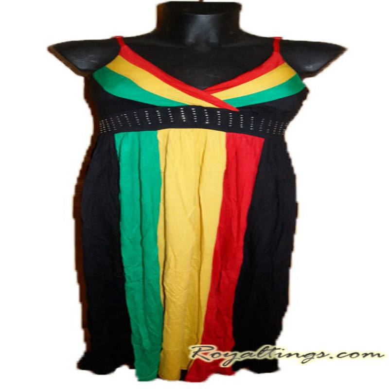 Robe Rasta Queen 7 Noir ou Blanc