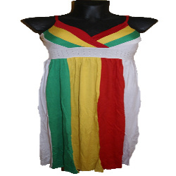Robe Rasta Queen 7 Noir ou Blanc