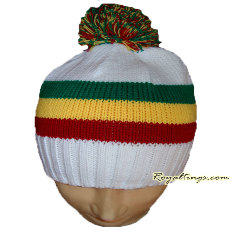 Bonnet Pompon Rasta ski