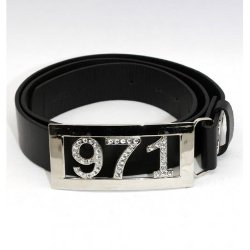 Ceinture boucle Gwada 971 bling
