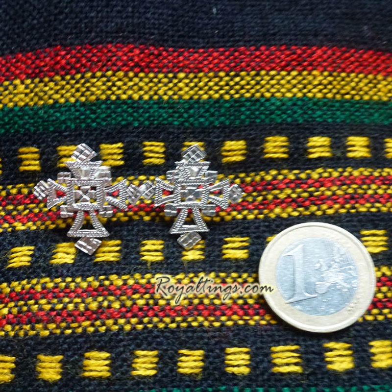 Boucles d'oreilles Ethiopienne en argent 1