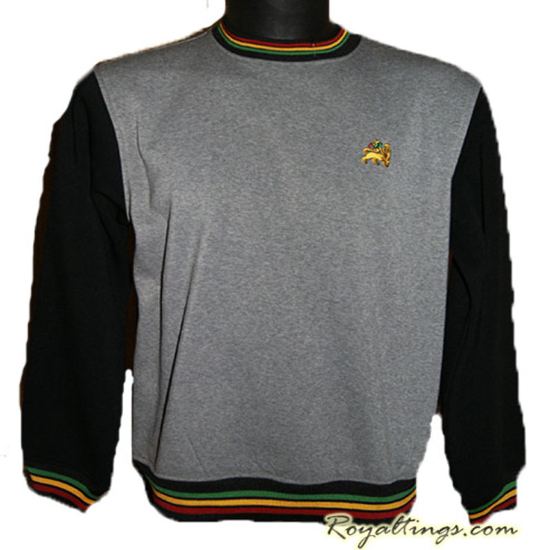 Sweat Rasta Lion of Judah, jaune, rouge ou gris