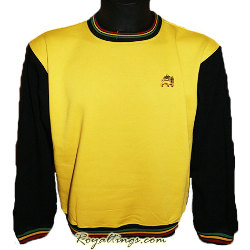 Sweat Rasta Lion of Judah, jaune, rouge ou gris
