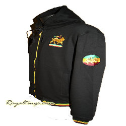 Veste rasta épaisse Lion of Judah Noir ou Gris