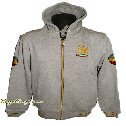 Veste rasta épaisse Lion of Judah Noir ou Gris