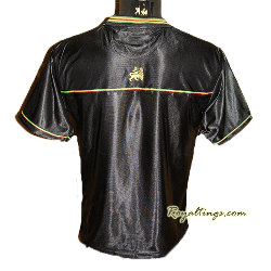 Tee shirt Jersey Lion of Judah noir, rouge, vert