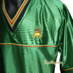 Tee shirt Jersey Lion of Judah noir, rouge, vert