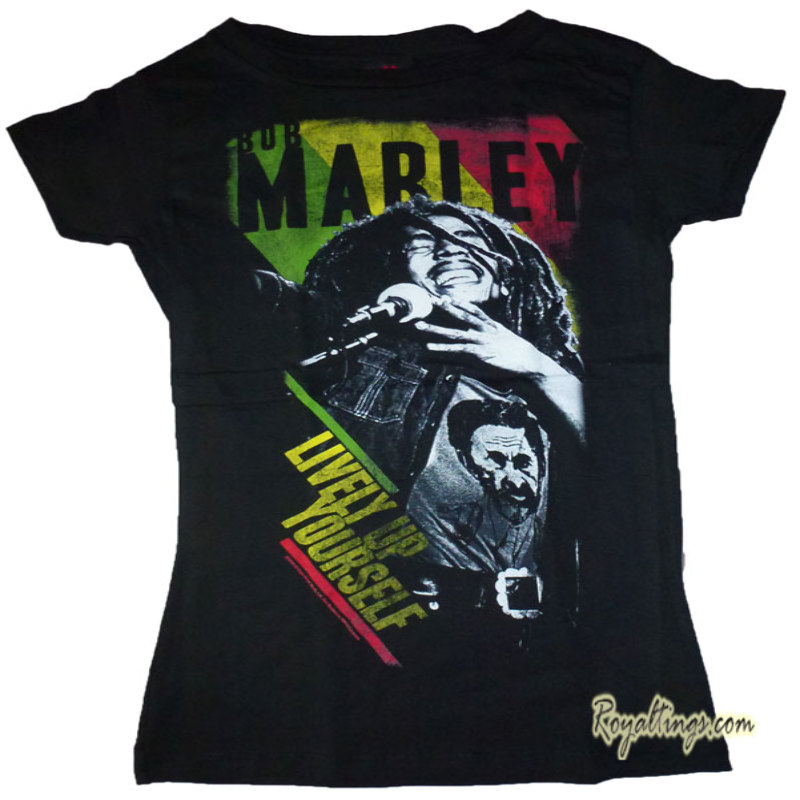 Tee Shirt Bob Marley Lively Up