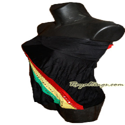 Bustier Rasta Strass Noir ou Blanc