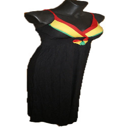 Robe Rasta Queen 8 Noir ou Blanc