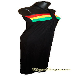 Robe Rasta Queen 10 Noir ou Blanc