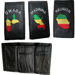 Lot de 12 Porte Monnaie Rasta Brodés
