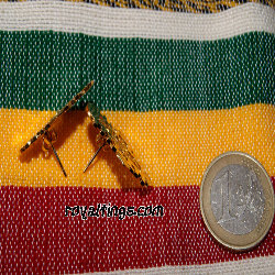 Boucles d'oreilles Ethiopienne Axoum Plaqué Or