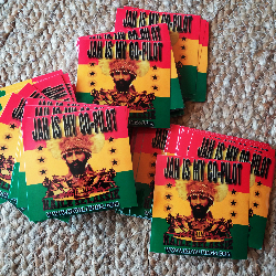 Stickers Jah is My Co-Pilot