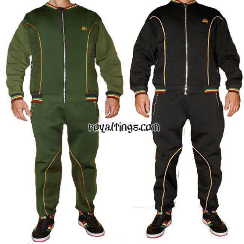 Ensemble survetement lion of judah noir ou kaki