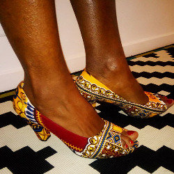 Ensemble Sac et Escarpins Wax Africa