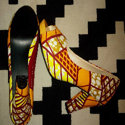 Ensemble Sac et Escarpins Wax Africa