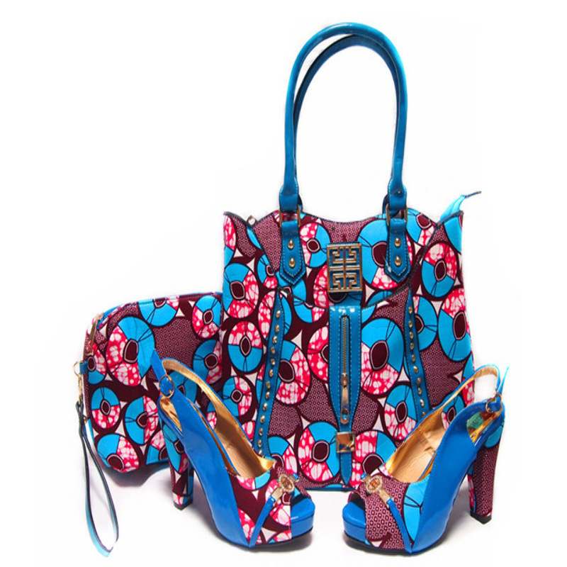 Ensemble Sac et Escarpins Wax Africa