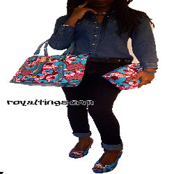 Ensemble Sac et Escarpins Wax Africa