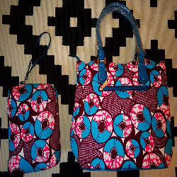 Ensemble Sac et Escarpins Wax Africa