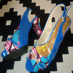 Ensemble Sac et Escarpins Wax Africa