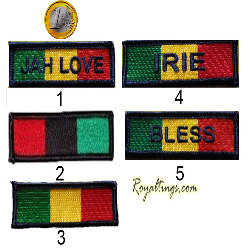 Patch Ecusson rasta au choix