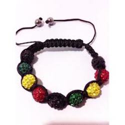 Bracelet Shamballa Rasta