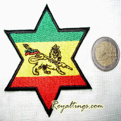 Patch rasta Star lion