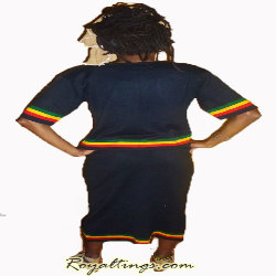 Haut & Jupe Ethiopienne Lion of Judah