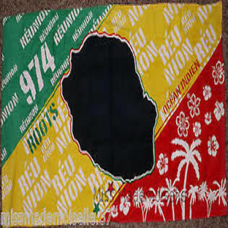 Grande serviette de Bain Réunion 974