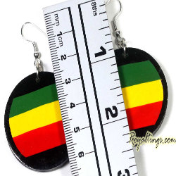 Boucles d'oreilles rasta 2