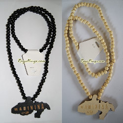 Collier pendentif Bois Madinina 972