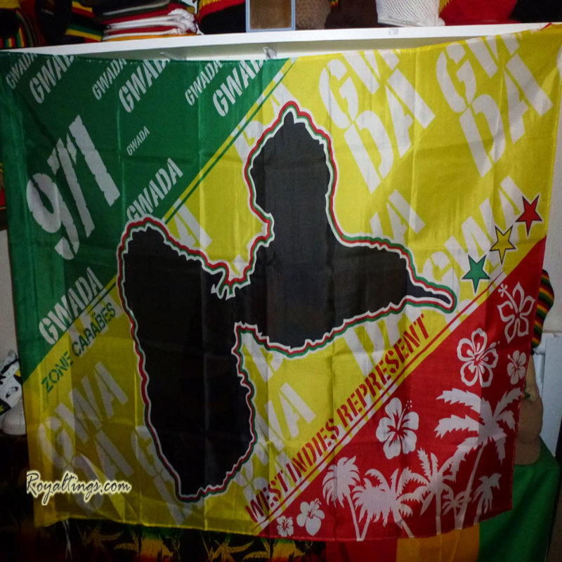Drapeau Gwada Guadeloupe 971