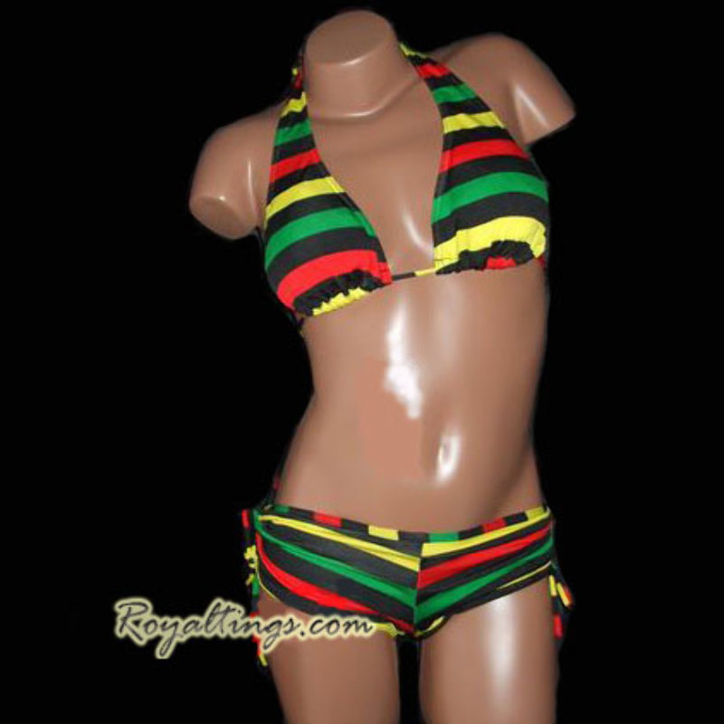 Maillot de Bain Rasta + Pareo