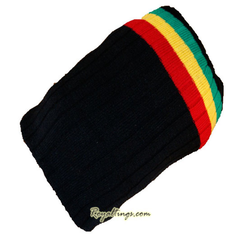 Bonnet Rasta Dreadlocks M/L noir ou blanc