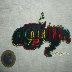 patch ecusson rasta madinina 972