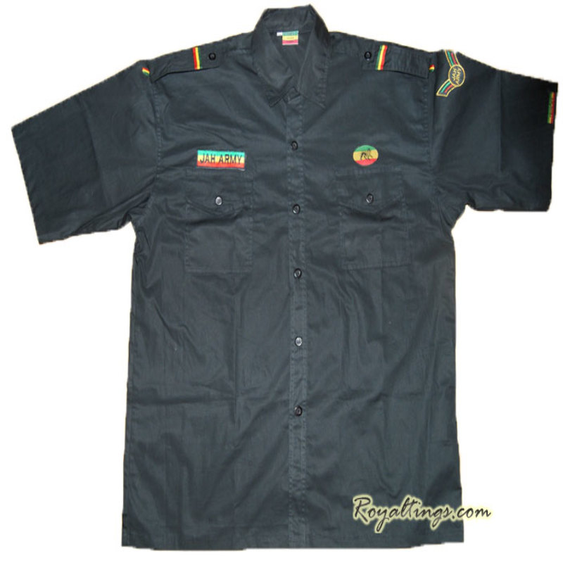 Chemisette Rasta Jah Army